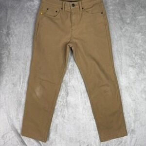 CAT Work Pants Khaki Relaxed Fit Mens Size 32x32 Utility Cargo Pants
